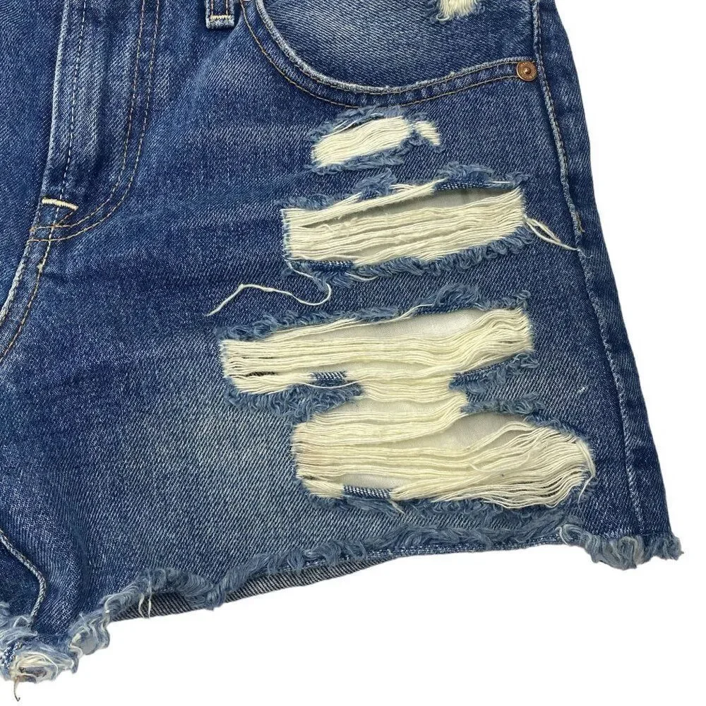 7 For All Mankind Jean Shorts Size 16